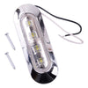 Truck Trailer 12V 24V 8x White 4-LED Clearance Side Marker Lights