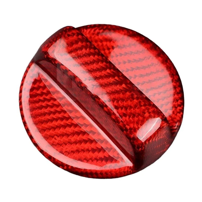 Lexus IS300 IS350 IS500 Red Carbon Fiber Gas Fuel Cap Cover (2021-2024)