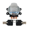 Harley-Davidson Cross Bones Chrome Ignition Key Switch Kit (2008-2010)