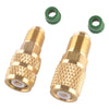R410 Split AC Charging Adaptor 5/16" Female to 1/4" Male