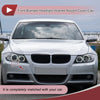 BMW 328i White Bumper Headlight Washer Nozzle Cover Cap