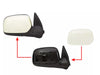Isuzu D-Max DMax Manual Side View Mirror (2003-2011)