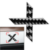 Make & Model Window Door Wall Car Badge Emblem Alphabet Letter Decals Stickers x2