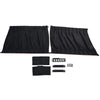 2pcs Set 50x39cm Vehicle Car Van SUV Window Curtain Anti-UV Sunshade Visor