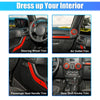 Jeep Wrangler JK (2011-2018) - Red Decoration Set 21pcs Interior Trim Kit