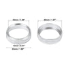 Ford F150 XLT (2015-2019) Silver Tone 4 x Air Conditioner Knob Ring Covers