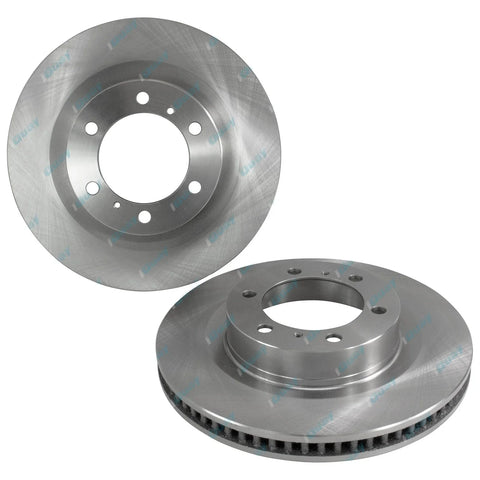 Toyota Prado KDJ150R 4cyl 3.0L 1KD-FTV 2009~2015 2 Front Brake Rotors + Pads
