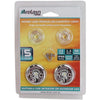 12V LED Round Low Profile Courtesy Light Indoor/Outdoor Surface Mount 2 Pk
