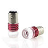 2x Strobe Flashing Red 1156 2357 LED Car Tail Brake Light Lamp Turn Signal Bulb
