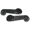 Hilux LN65 YN65 YN67 83~88 Front or Rear Black Window Crank Handles Pair