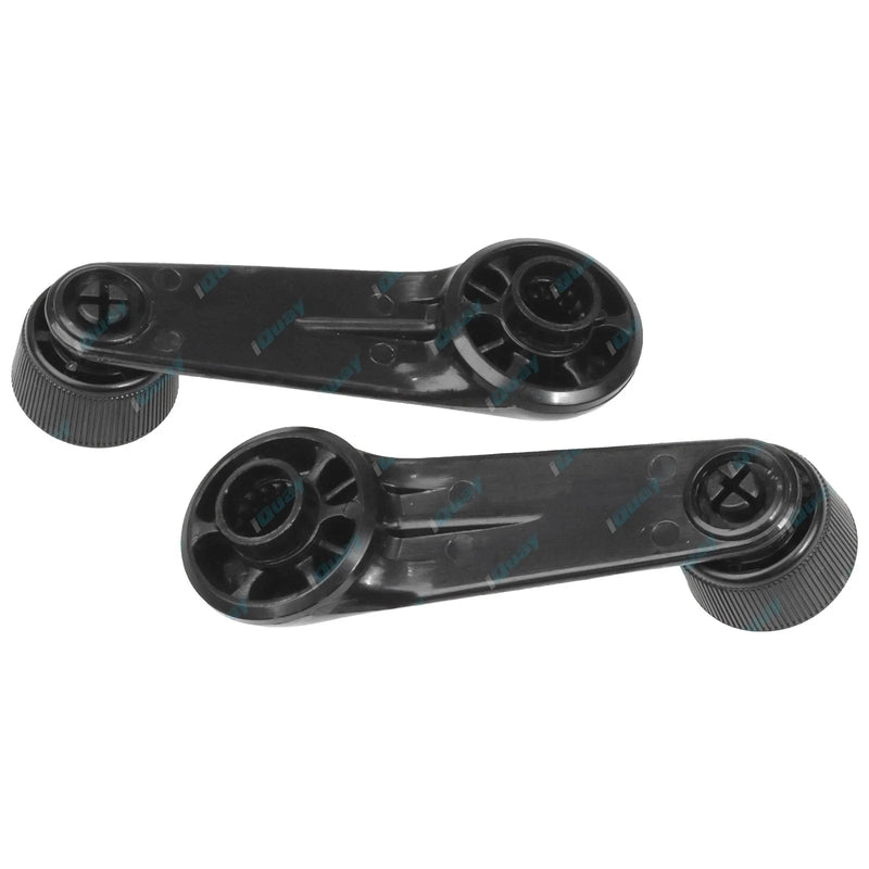 Hilux LN65 YN65 YN67 83~88 Front or Rear Black Window Crank Handles Pair
