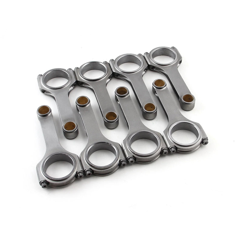 Chevy SBC 350 H Beam 6.200" 2.100" .927" Bronze Bush 4340 Connecting Rods