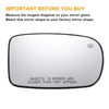 Dodge Charger Pair Left Right White Mirror Glass Back Heated