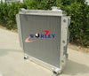 Jeep Wrangler YJ, TJ, Chevy Engine Aluminum Radiator & Fan (1987-2006)