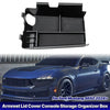 Ford Mustang Armrest Lid Cover Console Storage Organizer Box (2024–2025)