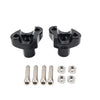 Harley Dyna Sportster Softail 2" Straight Handlebar Risers Black
