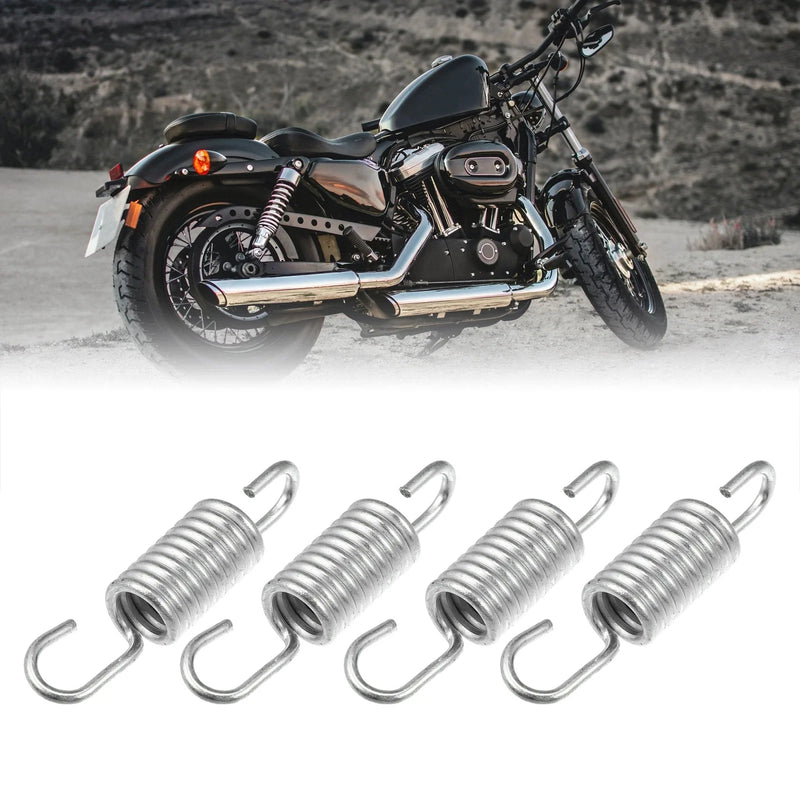 Suzuki 4 x 6cm Silver Tone Brake Pedal Return Springs