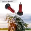 Motorcycle 1.1" Aluminum Alloy Plastic Motorcycle Slider Frame 2 Set Red
