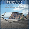 Motorcycle M8/M10 Rear View Mirror Handlebar Mirrors Black Plastic