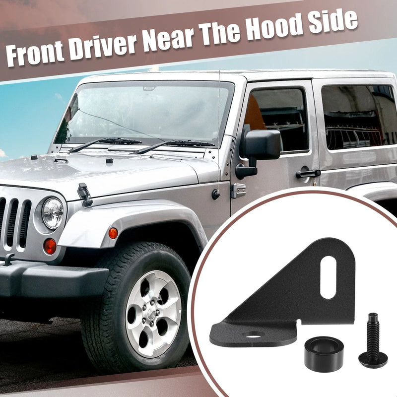 Jeep Wrangler JL JLU JT Car Antenna Mount Bracket (2018-2022)