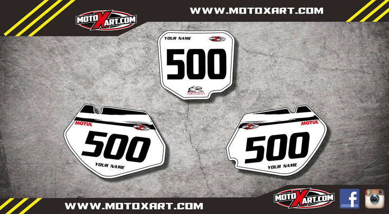 Honda CR 250 (1997-1999) Barbed Style Stickers Custom Number Plate Graphics