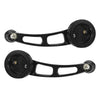 Car Truck Universal Black Aluminum Manual Window Crank Handle