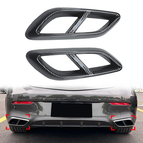 Benz CLE Coupe Carbon Fiber Rear Exhaust Pipe Outlet Cover (2024)