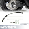 Motorcycle 1 Set / 30cm 0.98ft / Brake/Clutch Line Hose with Screws