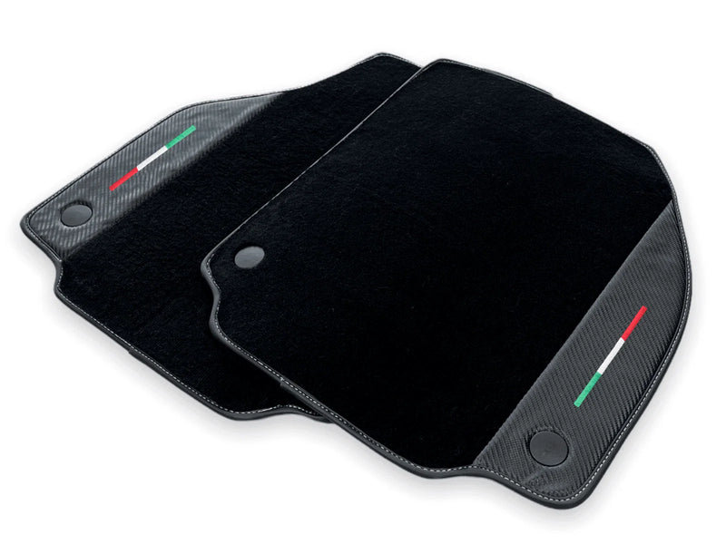 Ferrari 458 GT2 Carbon Leather AutoWin Floor Mats (2012-2015)
