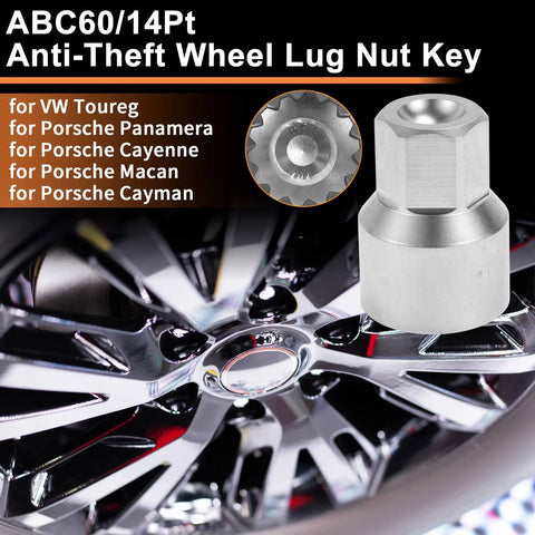 VW Touareg Wheel Lock Lug Nut Key Socket Tool (2004-2010)