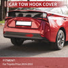Toyota Prius (2021-2022) Black 1 Pc Rear Tow Hook Cover