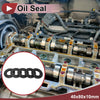 Make Model Rotary Shaft Seal 40x80x10mm 5 pcs Nitrile 70 Durometer Rubber