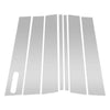 Ford Explorer (2002-2010) Silver Tone 7 x Door Pillar Window Trim