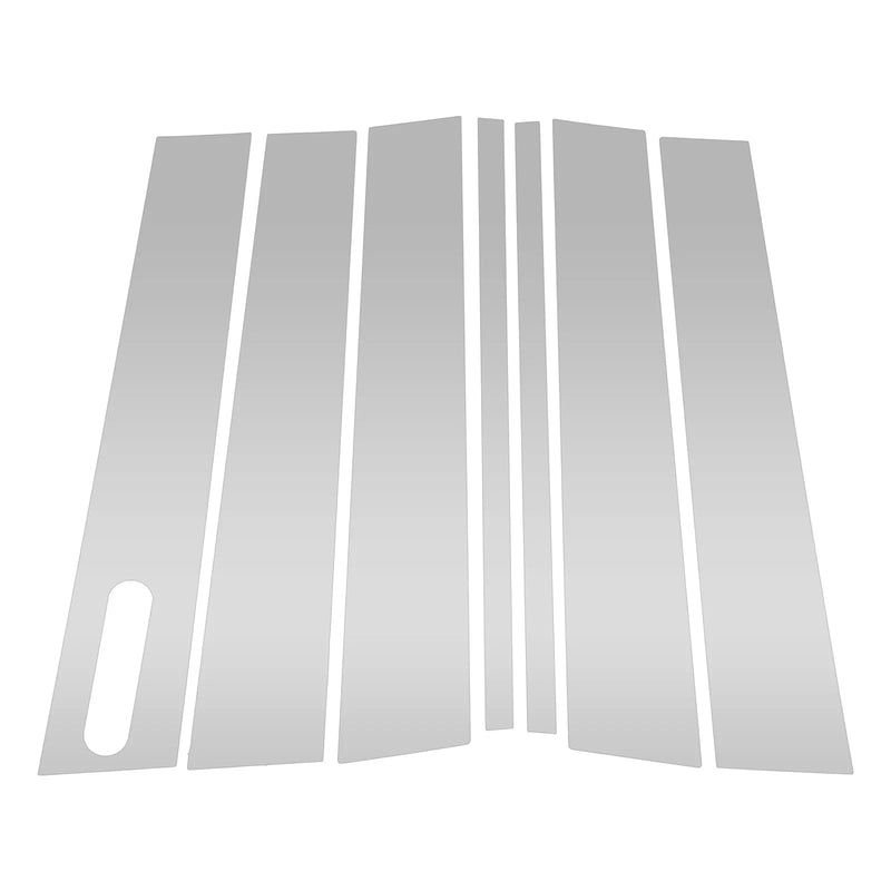 Ford Explorer (2002-2010) Silver Tone 7 x Door Pillar Window Trim