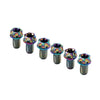 Motorcycle Bicycle 6pcs M6x40mm Titanium Torx Head Flange Bolts