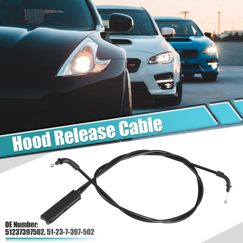 BMW X3 X4 Black Car Hood Bonnet Release Cable