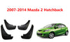 2007-2014 Mazda 2 M2 Hatchback Mud Flaps (2007-2014)