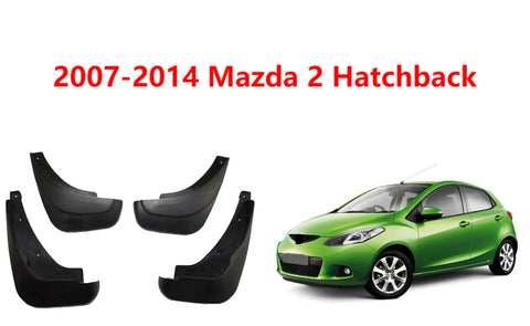 2007-2014 Mazda 2 M2 Hatchback Mud Flaps (2007-2014)