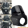 HD Softail Low Rider S Matte Black Headlight Fairing w/ 12" Windshield (20-23)