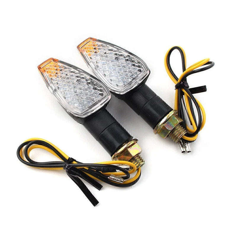 Universal 12V Motorcycle Amber Turn Signal Indicator Blinker Lamp