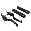 BMW F900 F900R Black Extendable Brake Clutch Levers & Grips (2020-2023)