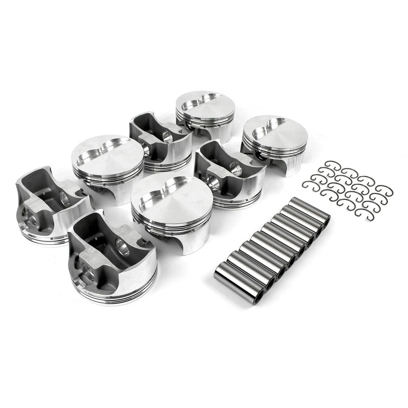 Chevy SBC 383 ci 4.030" 6.0" Flat Top Forged Pistons