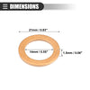 Mercedes-Benz SL 550 15 x Oil Drain Plug Gaskets (2007-2012)