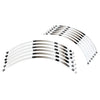 Honda CRF 450R 2002-2021, CRF 250R 2003-2021 19" Rim Wheel Stickers White