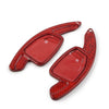 Audi RS4 RS5 RS6 RS7 Carbon Fibre Red Steering Wheel Shift Paddle (2020-2022)