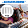 Chevy Colorado (2015-2020) Silver Tone 4 Pcs Door Pillar Window Trim
