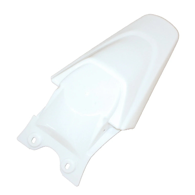 KLX110 White Plastic Rear Tail Mud Guard Fender (2002-2023)