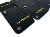 Lamborghini Urus 2018-2024 Black Carpets with Yellow Stitching Floor Mats