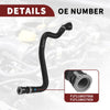 Ford C-Max (2015-2019) - Black 1 Pcs Water Heater Hose