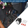 Toyota 3 Pin 1 Set Headlight Fog Lamp Connector Plug Female Wire Terminal
